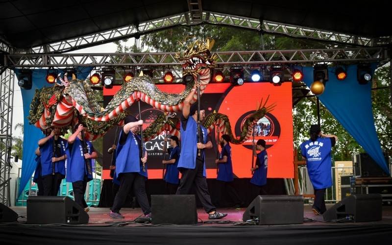 Tradicional “Dança do Dragão de Nagasaki” é uma das novidades da Festa da Cerejeira de Campos do Jordão
