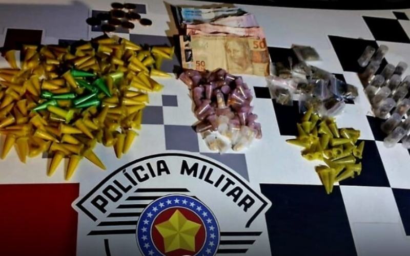 Criminoso é preso por tráfico de drogas em Lorena
