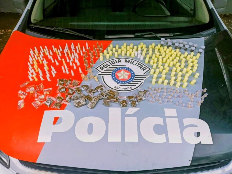 PM apreende mais de meio quilo de drogas em São José dos Campos
