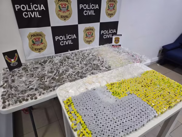 Polícia Civil prende três pessoas por tráfico de drogas em operação nas zonas norte e sul de São José dos Campos