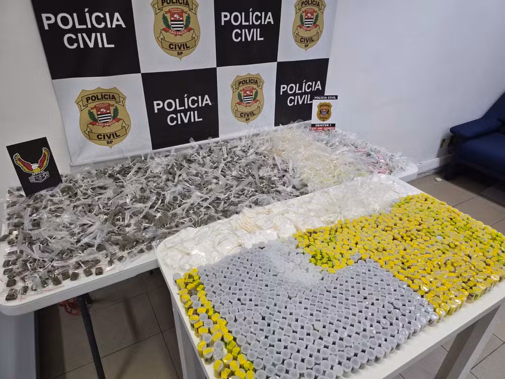 Polícia Civil prende três pessoas por tráfico de drogas em operação nas zonas norte e sul de São José dos Campos