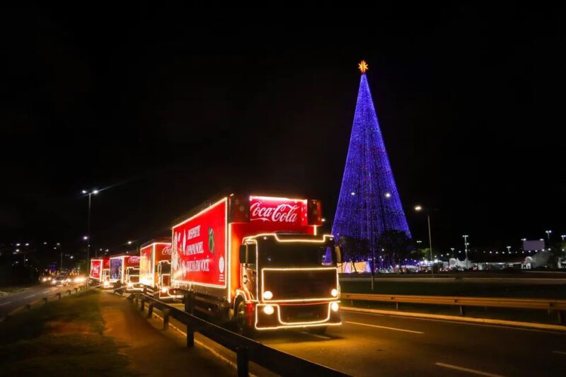 Caravana de Natal da Coca-Cola passará em São José na quinta