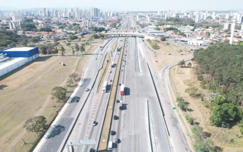 Com quatro quilômetros de extensão, nova pista melhora o fluxo e altera acessos na região do km 152 ao 158 da rodovia