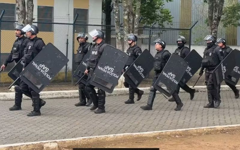 Tremembé: operação no Pemano mobiliza forças de segurança e transfere mais de 60 detentos