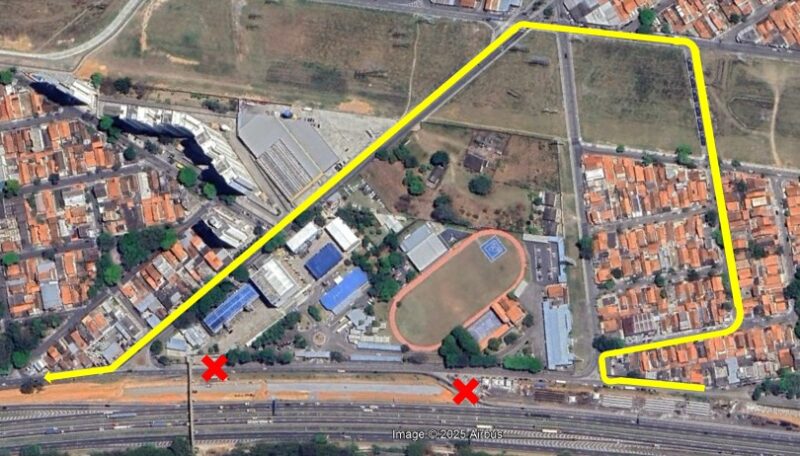 Acesso da via expressa sentido sul será interditado para obras