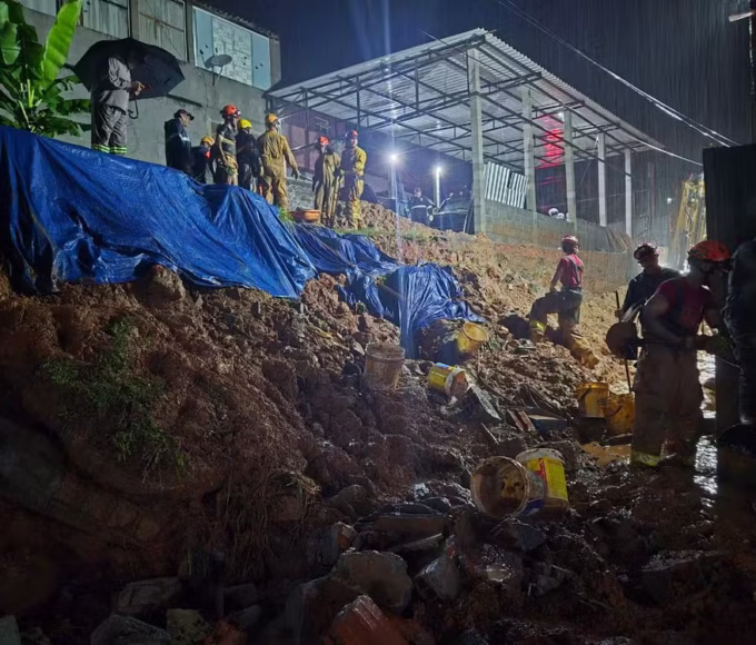 Chuvas intensas deixam dois mortos em Ilhabela e mantêm Vale do Paraíba em alerta máximo