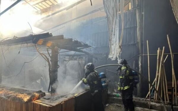 Incêndio no Bar Mango em São José