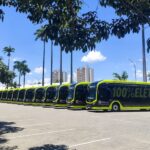 Novos ônibus chegam para a frota elétrica de São José