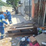 Operação com mandado judicial recolhe 4,5 toneladas de materiais em casa de acumulador em São José