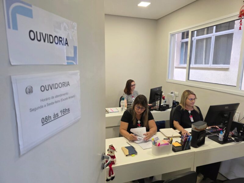 Ouvidoria já atende em novo espaço na recepção do HM