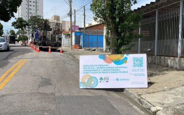 Obra da Sabesp promete reduzir falta d’água no Parque Industrial e região