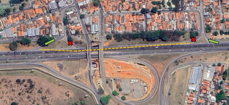 Obras no viaduto do Jd. Paulista terão interdições noturnas