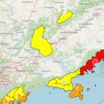 CEMADEN mantém alertas para risco hidrológico e deslizamentos em São José e Litoral Norte