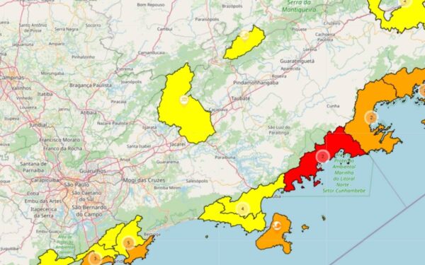 CEMADEN mantém alertas para risco hidrológico e deslizamentos em São José e Litoral Norte