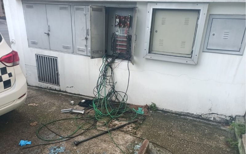 Homem é preso por furto de fiação na Avenida Ademar de Barros