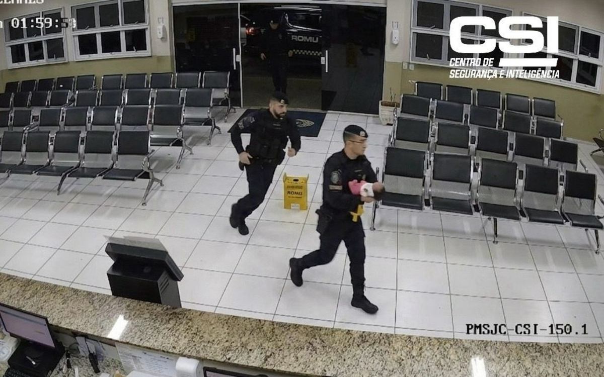 Engasgo de bebê em SJC: GCM aplica manobra e salva recém-nascida na madrugada