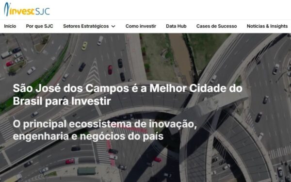 São José dos Campos lança plataforma em dez idiomas para atrair investimentos internacionais e oficializa vitrine de áreas para empresas