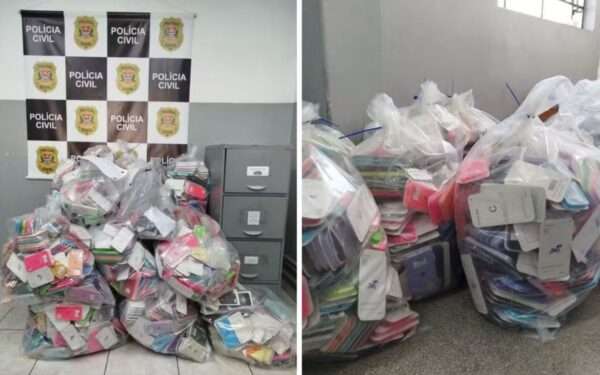Produtos falsificados em São José dos Campos: Polícia apreende mais de 2,5 mil itens em operação no centro