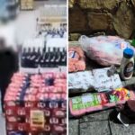 Duas mulheres e um homem foram presos após furtar carnes, whisky e energéticos de supermercado no Jardim Morumbi, em São José dos Campos. Câmeras flagraram a ação coordenada do grupo.