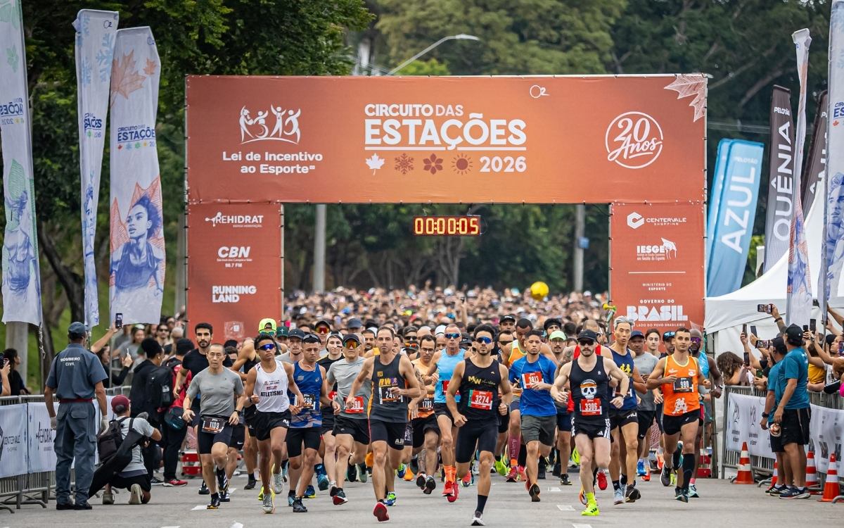 Circuito das Estações Inverno chega a São José em 21 de junho com percursos de 5 km e 10 km