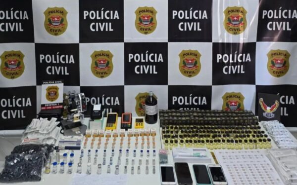 Casal é preso suspeito de vender medicamentos e anabolizantes ilegalmente em São José dos Campos