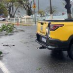 Frente fria atinge Litoral Norte escola interditada em Ilhabela, regatas canceladas, balsa suspensa e rodovias fechadas em Ubatuba