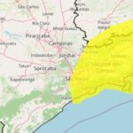 INMET emite alerta de tempestade para o Vale do Paraíba Paulista neste sábado (15)