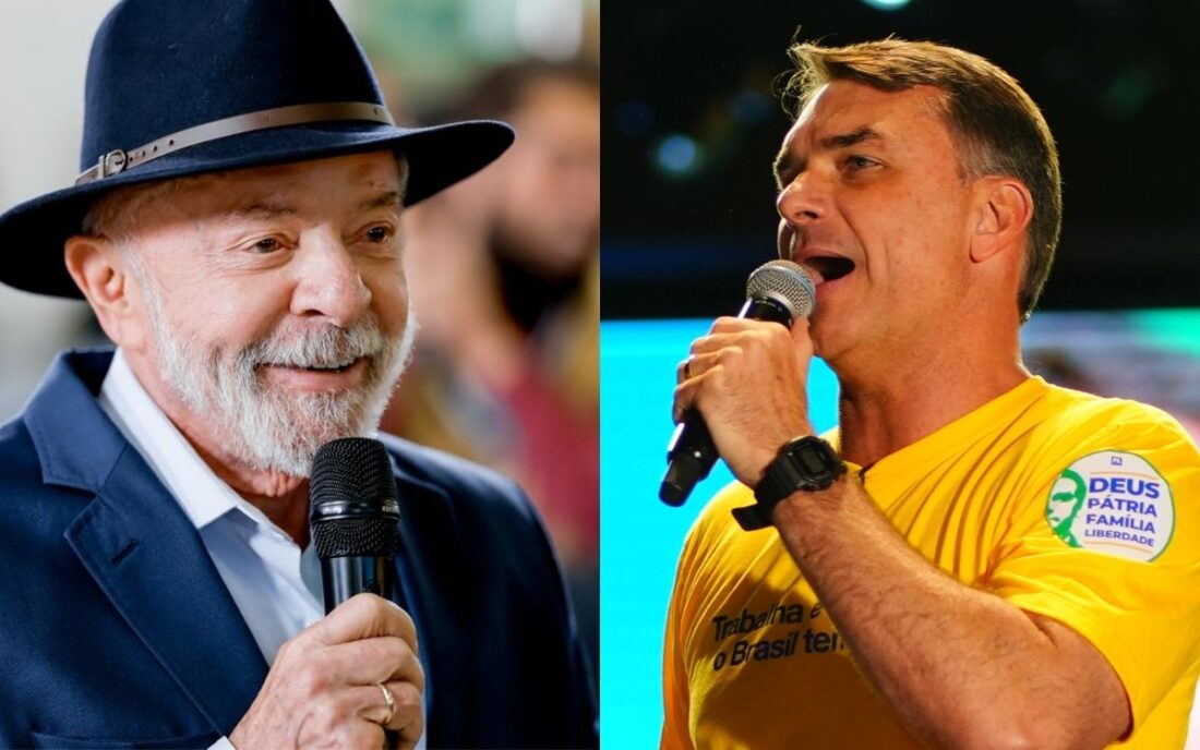 Pesquisa Futura aponta empate técnico entre Lula e Flávio Bolsonaro no segundo turno; petista lidera nos demais cenários
