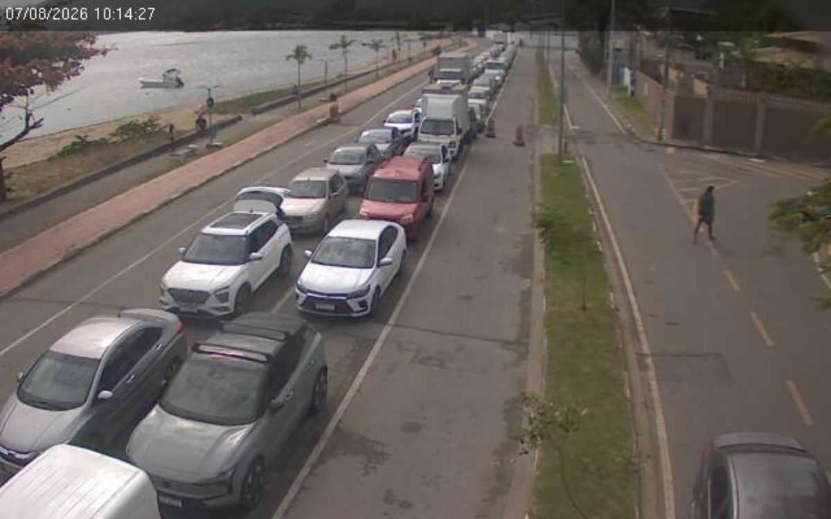Ventos fortes suspendem balsa entre São Sebastião e Ilhabela nesta sexta-feira (7)