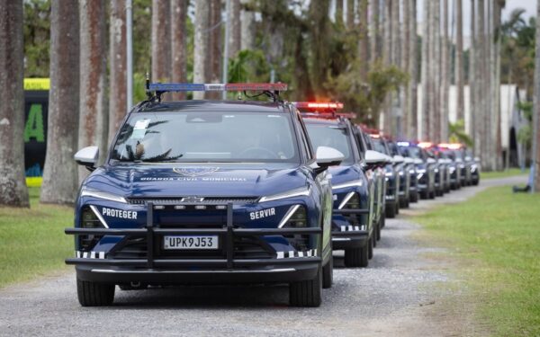 GCM de São José dos Campos recebe 30 viaturas elétricas e mais oito são cedidas à Polícia Militar