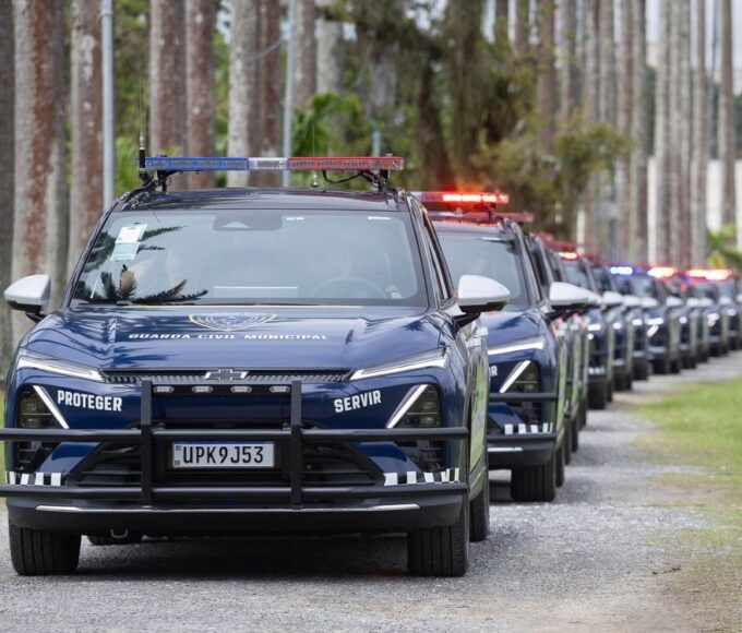 GCM de São José dos Campos recebe 30 viaturas elétricas e mais oito são cedidas à Polícia Militar