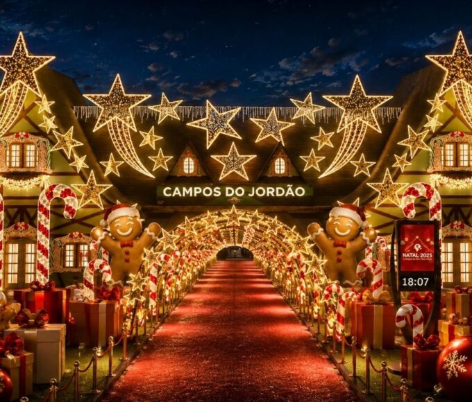 Natal 2026 de Campos do Jordão começa em 30 de outubro com 16 km de luzes, 300 esculturas e árvore de 20 metros