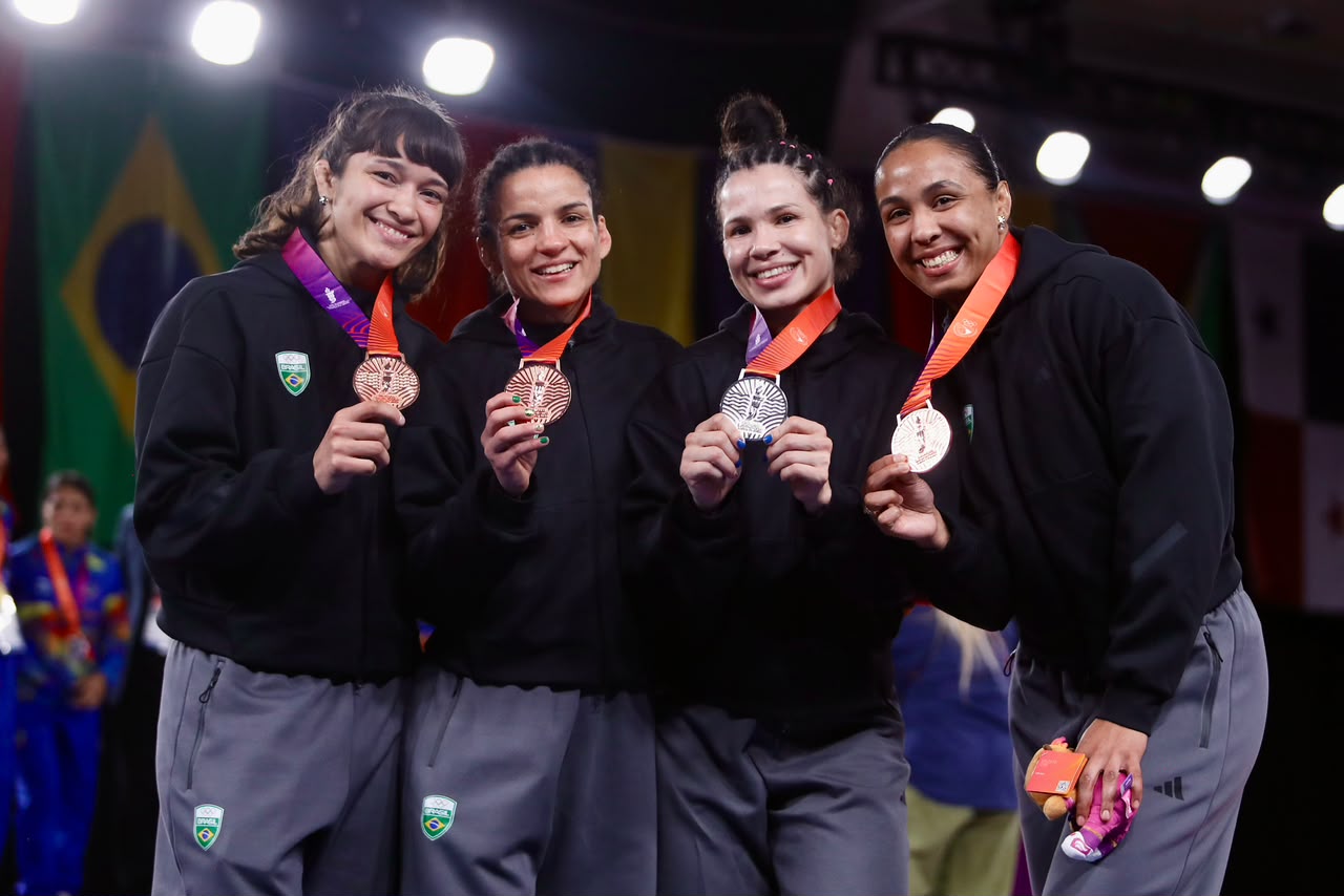 São José Wrestling conquista cinco medalhas nos Jogos Sul-Americanos com todos os atletas convocados no pódio