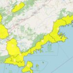 Sete cidades do Vale e Litoral estão em alerta do Cemaden por risco de deslizamento; Inmet emitiu alerta de tempestade
